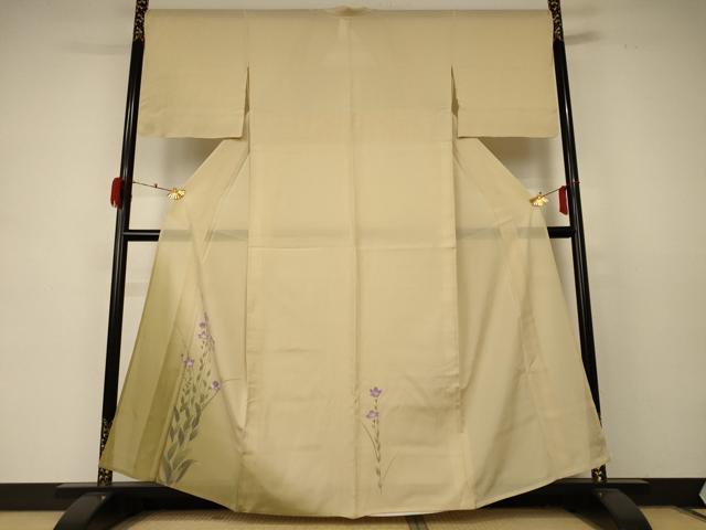 平和屋着物*夏物 訪問着 絽 草花文 暈し染め 正絹 逸品 AABD4658jd