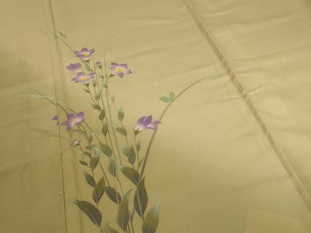 平和屋着物*夏物 訪問着 絽 草花文 暈し染め 正絹 逸品 AABD4658jd