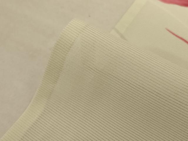 平和屋着物*夏物 訪問着 絽 手描き 草花文 銀彩 正絹 逸品 AABD4660jd