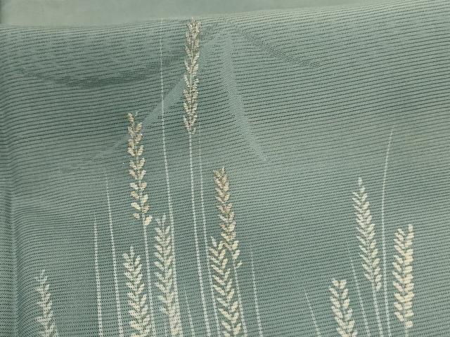 平和屋着物*夏物 訪問着 絽 草花文 正絹 逸品 AABD4664jd