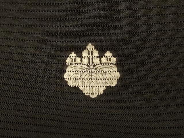 平和屋着物*夏物 黒留袖 絽 刺繍 草花文 金銀彩 正絹 逸品 AABD4669jd