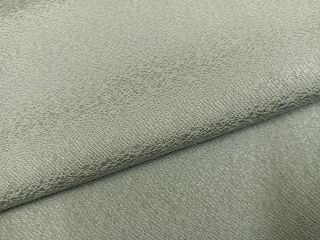 平和屋着物●上質な色無地 青白橡色 正絹 逸品 AABD4778ph