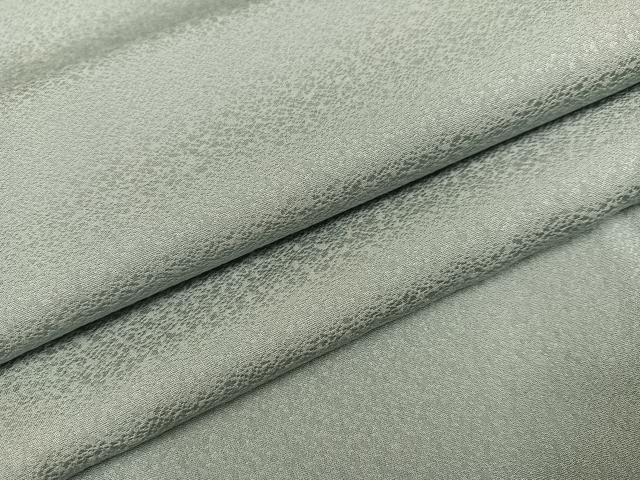 平和屋着物●上質な色無地 青白橡色 正絹 逸品 AABD4778ph