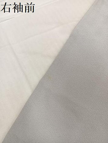 平和屋着物●十日町友禅作家 岡村蒼風 色留袖 樹林文 正絹 逸品 AABD4784ph