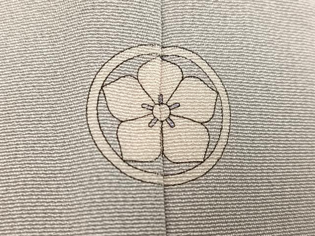 平和屋着物●十日町友禅作家 岡村蒼風 色留袖 樹林文 正絹 逸品 AABD4784ph