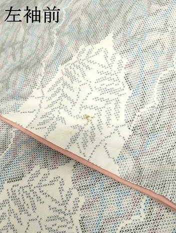 平和屋着物●本場大島紬 城大島カタス7マルキ 雲重ね花文 正絹 逸品 AABD4950cs