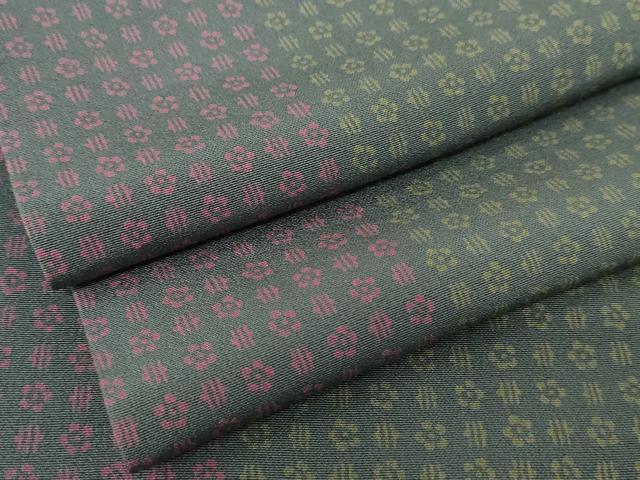 平和屋着物●上質な小紋 花間道 正絹 逸品 AABD4972cs