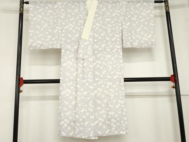 平和屋着物●長襦袢 単衣 流水花文 正絹 逸品 AABD5072cs