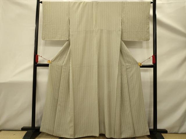 平和屋着物■上質な小紋 間道 正絹 逸品 AABD5392sx