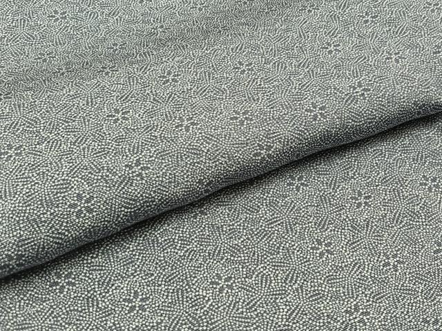 平和屋着物▽江戸小紋 単衣 花尽くし文 正絹 逸品 AABD6060jh