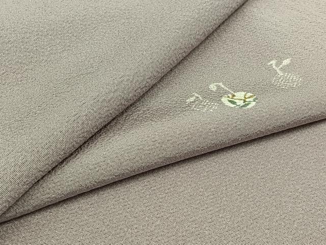 平和屋着物▽上質な小紋 単衣 成り物 正絹 逸品 AABD6077jh