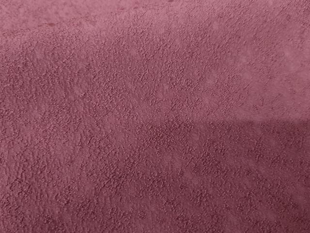 平和屋着物●上質な色無地 梅紫色 正絹 逸品 AABD6335cs