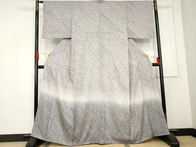 平和屋着物○訪問着 総絞り 霞文 暈し染め 正絹 逸品 AABD6340cs