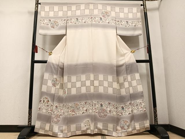 平和屋着物●訪問着 辻が花 暈し染め 正絹 逸品 AABG8501ph