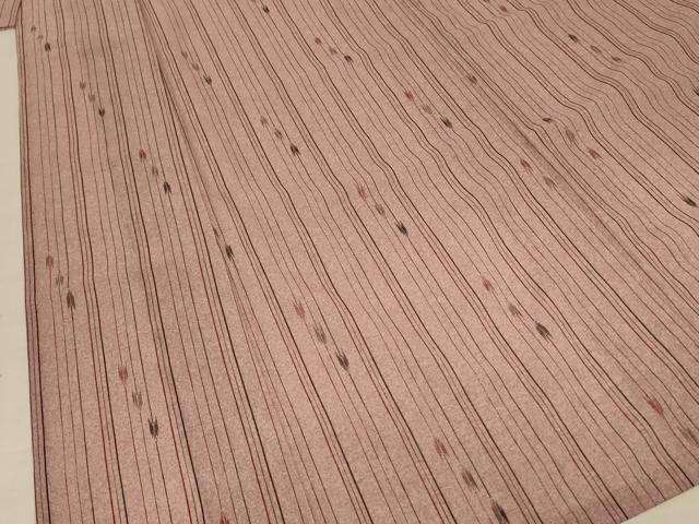 平和屋着物*夏物 小紋 紗 矢羽文 洗える着物 AABD6577jd