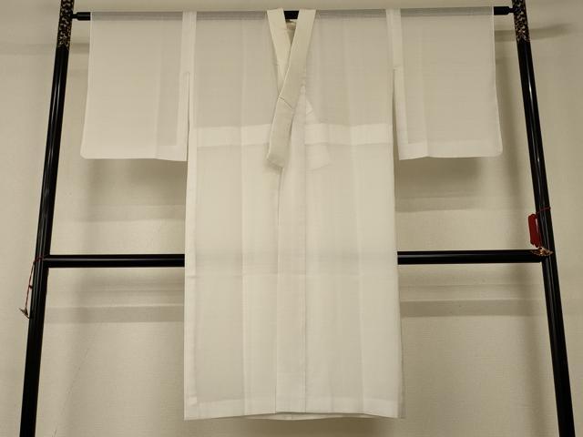 平和屋着物*夏物 長襦袢 絽 白色 洗える着物 AABD6586jd