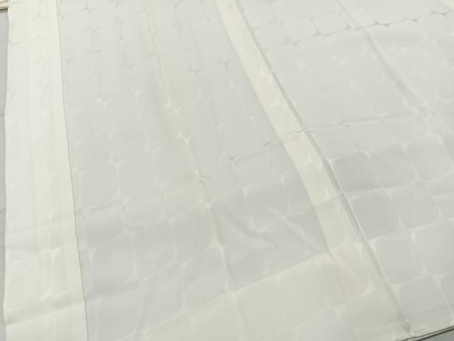 平和屋着物■長襦袢 無双仕立て 木の葉地紋 正絹 逸品 AABD6755uw
