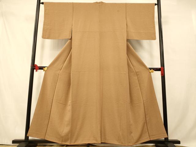 平和屋着物■上質な小紋 菱文 正絹 逸品 AABD6888fw