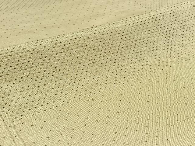 平和屋着物▽上質な紬 単衣 蚊絣 正絹 逸品 AABD6964jh