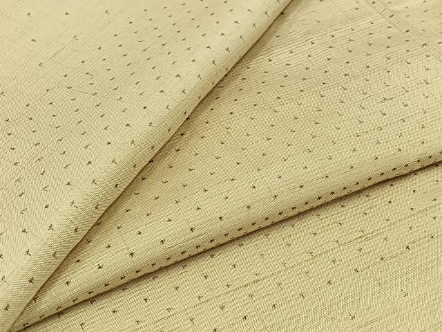 平和屋着物▽上質な紬 単衣 蚊絣 正絹 逸品 AABD6964jh