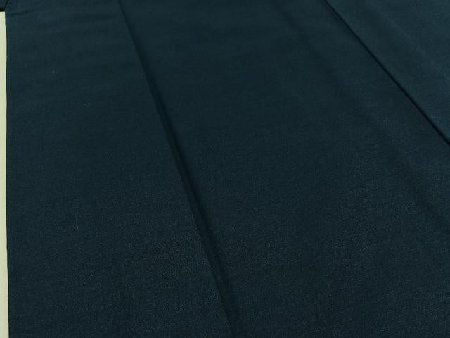 平和屋着物▽男性 色無地 単衣 アンサンブル 青藍色 AABD7507jh