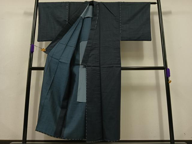 平和屋着物▽男性 小紋 単衣 アンサンブル 100亀甲 総詰め AABD7509jh