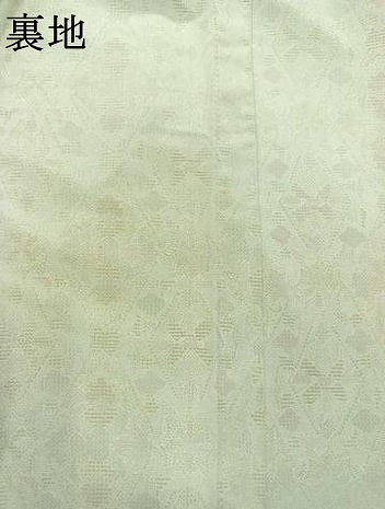 平和屋着物▽本場染大島紬 単衣 花菱文 正絹 逸品 AABD7519jh