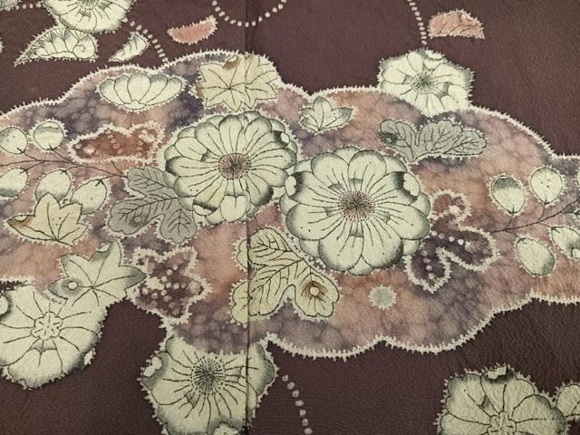 平和屋着物●訪問着 辻が花 絞り 正絹 逸品 AABD7584ph