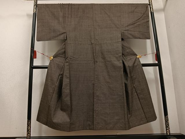 平和屋着物●男性 本場大島紬 アンサンブル 一元7マルキ 正絹 逸品 AABD7585ph