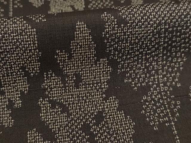 平和屋着物●上質な紬 樹林文 正絹 逸品 未使用 AABD7648ck