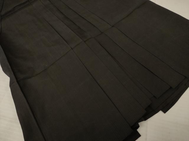 平和屋着物●男性 馬乗り袴 縞 正絹 逸品 AABD7669ck