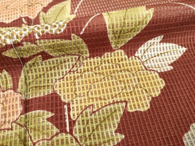 平和屋着物●訪問着 エ霞花文 正絹 逸品 AABD7677ck