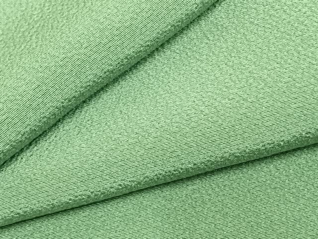 平和屋着物●上質な色無地 柳色 正絹 逸品 AABD8512fy