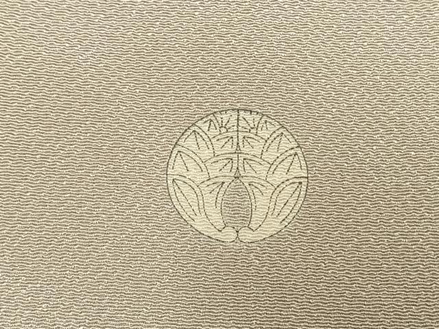 平和屋着物●十七代京屋林蔵 色留袖 駒刺繍 人物風景文 金彩 鬼しぼ縮緬 正絹 逸品 AABD8677fy
