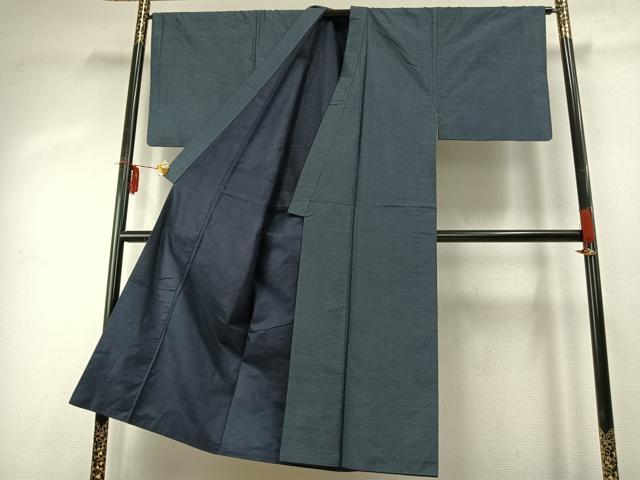 平和屋着物●男性 本場村山大島紬 アンサンブル 亀甲絣 正絹 逸品 AABD8725fy
