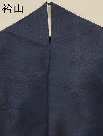 平和屋着物*夏物 本場大島紬 夏大島 枝葉文 反端付き 正絹 逸品 AABD8883jd