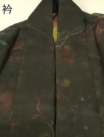 平和屋着物*夏物 小紋 紗 枝花文 正絹 逸品 AABD8893jd