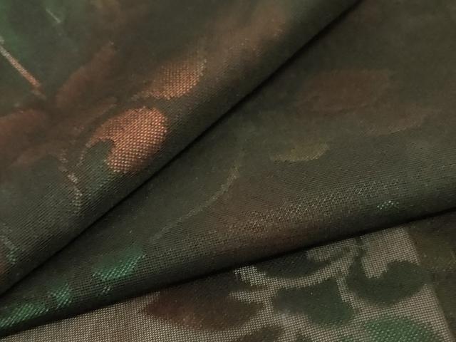 平和屋着物*夏物 小紋 紗 枝花文 正絹 逸品 AABD8893jd