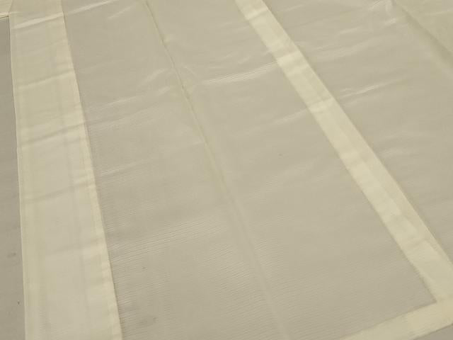 平和屋着物*夏物 長襦袢 絽 鳥の子色 正絹 逸品 AABD8905jd