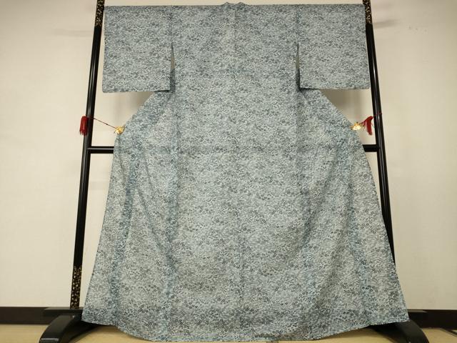 平和屋着物*夏物 小紋 絽 松竹梅 洗える着物 AABD8945jd