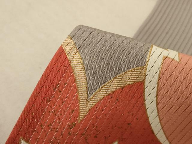 平和屋着物*夏物 振袖 縦絽 流水草花文 金彩 正絹 逸品 AABD8959jd