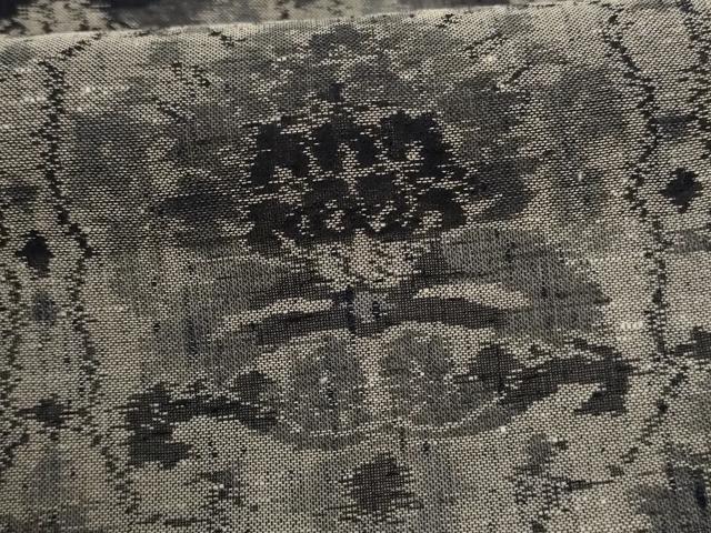 平和屋着物*夏物 紗紬 幾何学文様 正絹 逸品 AABD8964jd