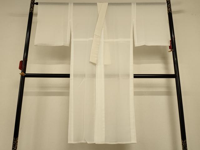 平和屋着物*夏物 長襦袢 絽 白色 洗える着物 AABD8978jd