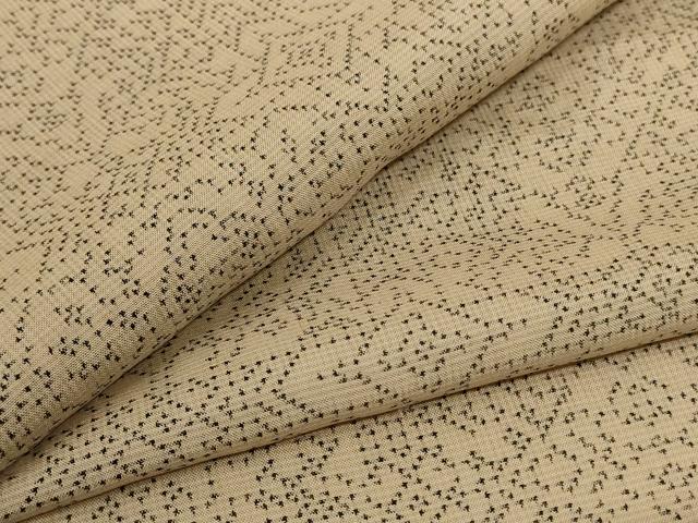 平和屋着物*夏物 本場大島紬 夏大島 幾何学文様 正絹 逸品 AABD8991jd