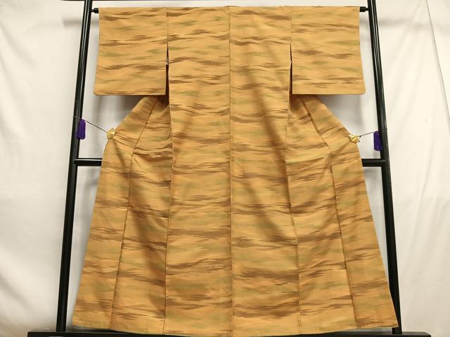 平和屋着物■上質な紬 霞文 正絹 逸品 AABD9100oa