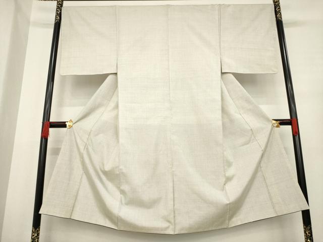 平和屋着物●男性 本場大島紬 白大島 一元7マルキ 正絹 逸品 AABD9332ck