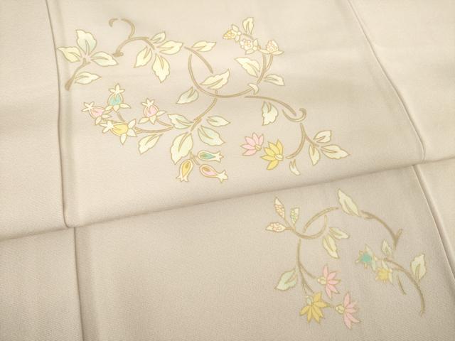 平和屋着物●訪問着 花丸文 金彩 正絹 逸品 AABD9342ck