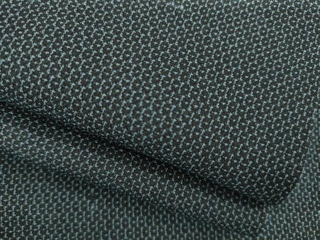 平和屋着物●男性 紬 アンサンブル 亀甲文 正絹 逸品 AABD9361ck