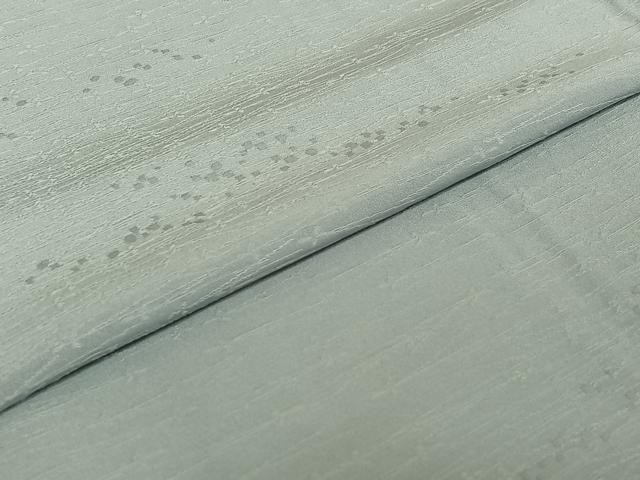 平和屋着物▽上質な色無地 単衣 箔散らし地紋 秘色色 正絹 逸品 AABD9454jh