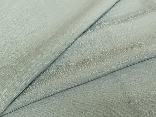 平和屋着物▽上質な色無地 単衣 箔散らし地紋 秘色色 正絹 逸品 AABD9454jh